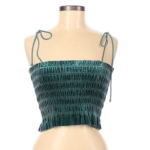 M Cottan Candy LA Velvet Crop Top